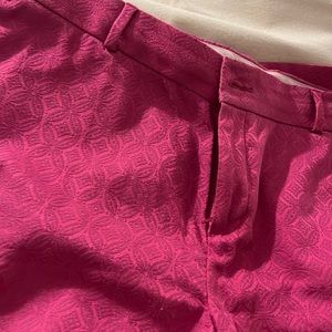 Banana Republic Pink textured pant